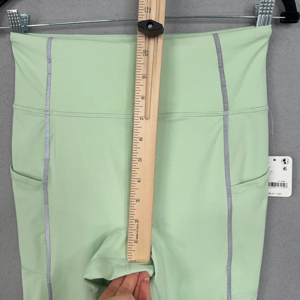 FP Movement Leggings Women Small Mint Green High Rise Pocket Athleisure Gym